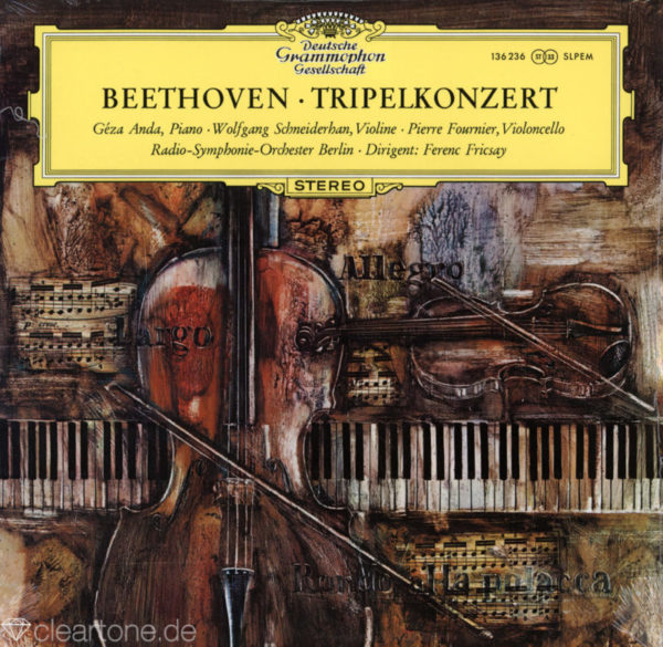 BEETHOVEN <br />TRIPELKONZERT <br />Geza Anda, Wolfgang Schneiderhan, Pierre Founier, Ferenc Fricsay
