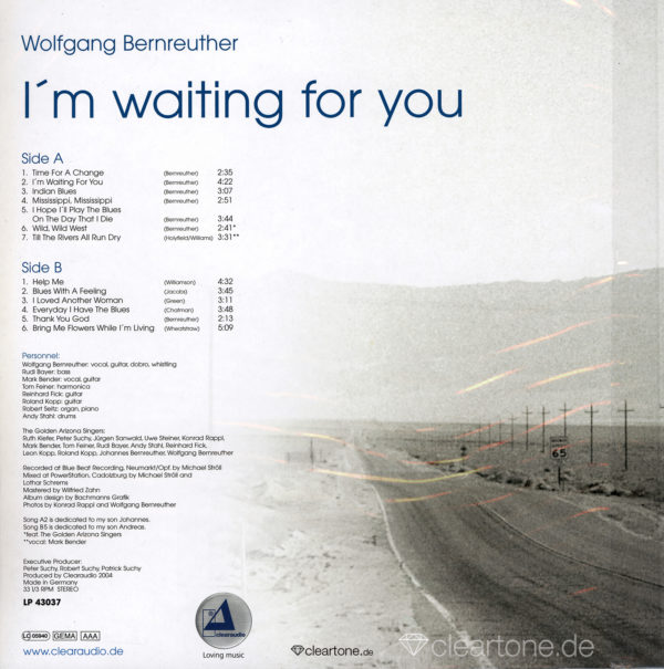 WOLFGANG BERNREUTHER <br />I'm Waiting For You