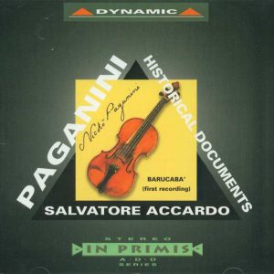PAGANINI, Salvatore Accardo<br/>60 Variation on the BARUCABA teme (first world recording 1969)