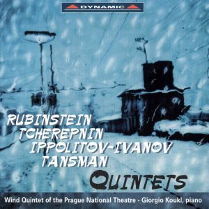 RUBINSTEIN,   IIPPOLITOV-IVANOV,   TANSMAN,   TCHEREPIN,   Wind Quintet of the Prague National TheatreRussian Wind Quintets