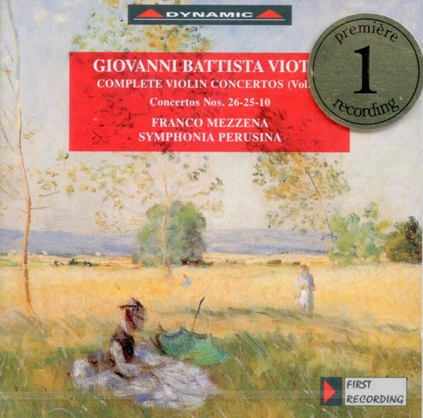 VIOTTI,   Symphonia Perusia, Franco Mezzena<br/>Complete Violin Concertos (Vol. 8)