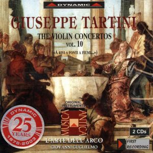 TARTINI,   L'Arte Dell'Arco, Giovanni Guglielmo<br/>Violin Concertos Vol. 10