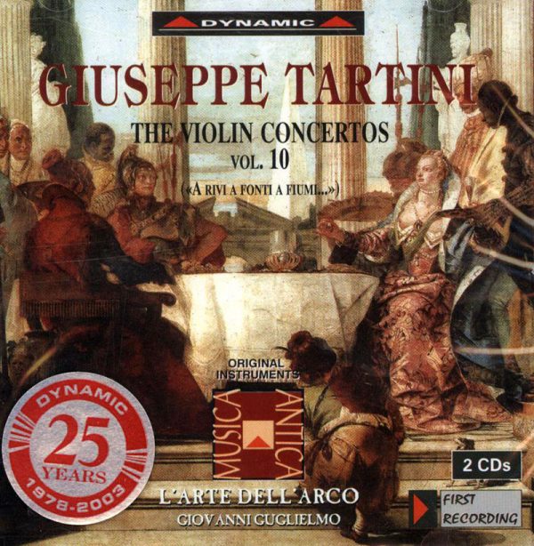 TARTINI,   L'Arte Dell'Arco, Giovanni Guglielmo<br/>Violin Concertos Vol. 10