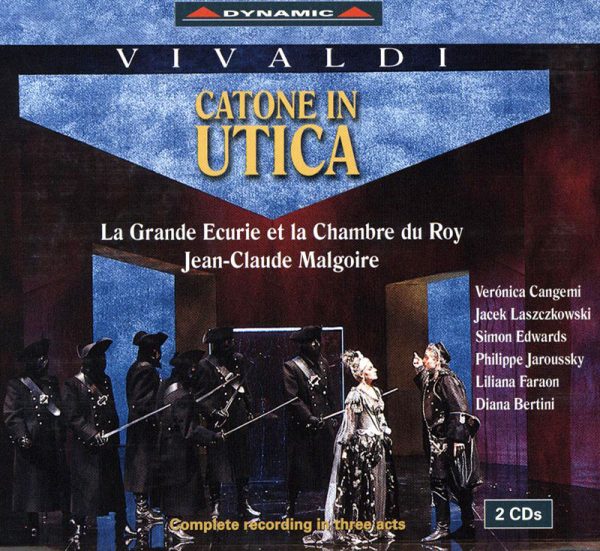 VIVALDI, Jacek Laszczkowski, Simon Edwards, Liliana Faraon,   La Grande Ecurie et la Chambre Du Roy, Jean-Claude Malgoire<br/>Cantone in Utica