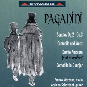 PAGANINI, Franco Mezzena, Adriano SebastianiSonatas For Violin and Guitar op.2 & 3 / Cantabile and Valtz / Duetto Amoroso