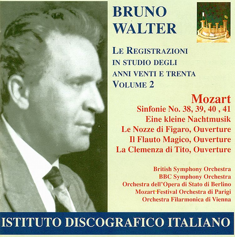 MOZART, Bruno Walter<br/>The studio recordings (Vol. 2)