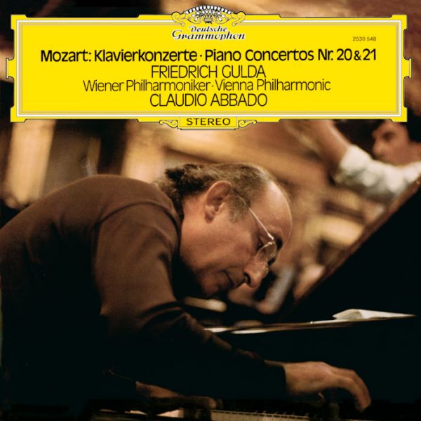 MOZART<br />Great Piano Concertos Nos. 20, 21<br />Friedrich Gulda, Claudio Abbado, Wiener Philharmoniker