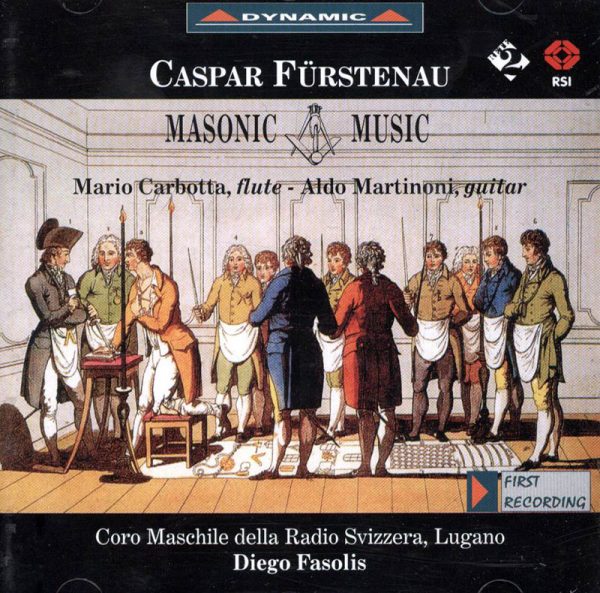 FURSTENAU,   RTSI Choir of Lugano, Diego Fasolis<br/>Masonic Music