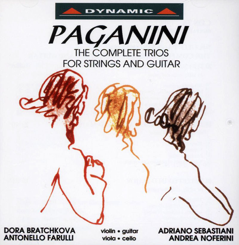PAGANINI, Adriano Sebastiani, Andrea Noferini, Dora Bratchkova, Antonello Farulli<br/>Serenata in C major  / Terzetto Concertante in D major / Terzetto in D major