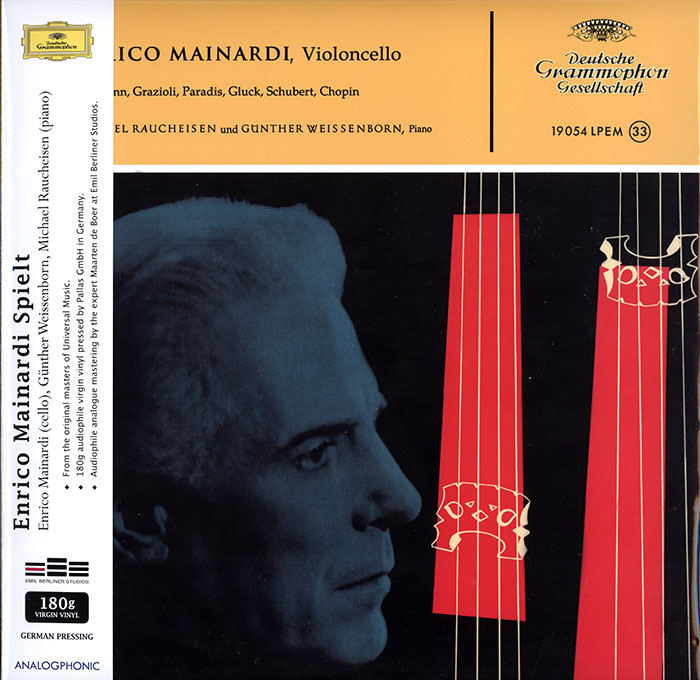 Enrico Mainardi play cello...