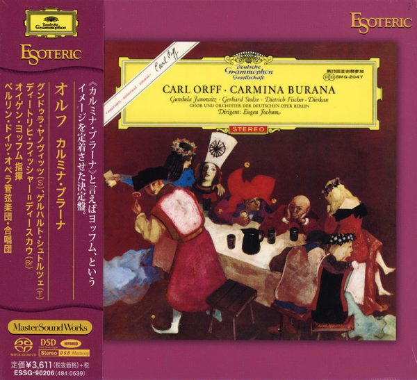 ORFF <br />Carmina Burana <br />Gundula Janowitz, Gerhard Stolze, Dietrich-Fischer Dieskau <br />Deutsche Oper Berlin <br />Eugen Jochum