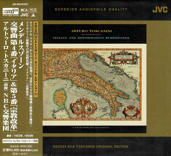 MENDELSSOHN <br />Symphony No. 4 in A, Op. 90 'Italian' / Symphony No. 5 in D Minor, Op. 107 'Reformation' <br />NBC Symphony Orchestra <br />Arturo Toscanini