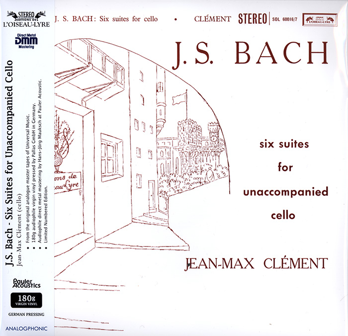 Six suites for unaccompaniend cello