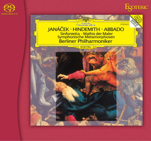 JANACEK, HINDEMITH <br />Sinfonietta / Mathis der Maler / Symphonische Metamorphosen <br />Berliner Philharmoniker <br />Claudio Abbado