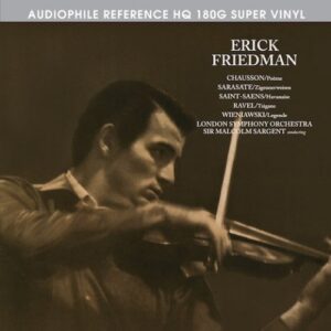 CHAUSSON, SARASATE, SAINT-SAENS, RAVEL, WIENIAWSKI<br />Erick Friedman, The London Symphony Orchestra, Sir Malcolm Sargent -2LP - 33 rpm