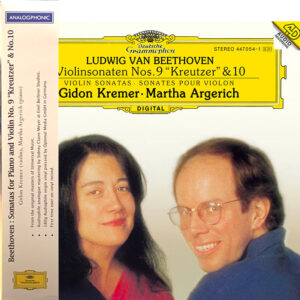 BEETHOVEN<br /> Violin Sonatas No. 9 'Kreutzer' & No. 10<br /> Martha Argerich, Gidon Kremer - 2LP