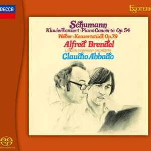 SCHUMANN, GRIEG<br />Piano concerto in A minor, op. 54 / Piano concerto in A minor, op. 16<br />Alfred Brendel, Radu Lupu, The London Symphony Orchestra, Claudio Abbado, Andre Previn