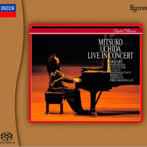 MOZART<BR />Live in Concert<br />Mitsuko Uchida